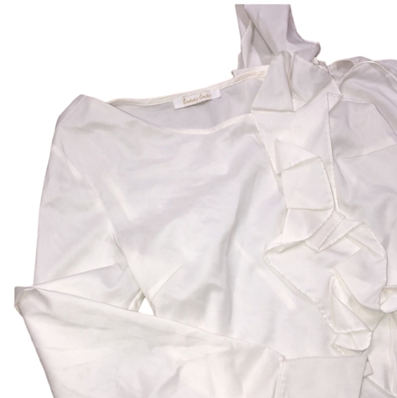 Foxiedox Luna Luna size small ivory top with ruffles - Picture 1 of 10